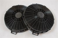 Koolstoffilter, Neff afzuigkap - 210 mm x 210 mm (2 stuks)