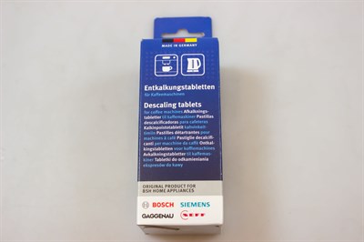Ontkalkingstabletten, Siemens espresso machine