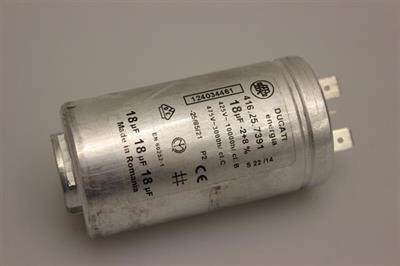 Aanloopcondensator, Husqvarna-Electrolux droger - 18 uF