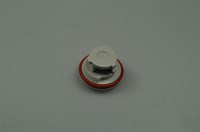 Dop voor glansmiddelbak, Electrolux afwasmachine - Wit + rood