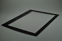 Glasplaat, Voss kookplaat & oven - 393 mm x 503 mm x 4 mm (binnenste glas)