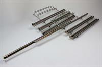 Telescopische rail, Bosch kookplaat & oven (rechts en links met 3 telescopische rails)