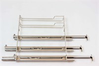 Telescopische rail, Bosch kookplaat & oven (rechts en links met 3 telescopische rails)