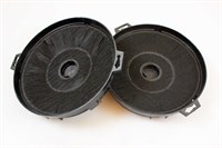 Koolstoffilter, Neff afzuigkap - 210 mm x 210 mm (2 stuks)
