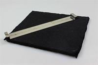 Koolstoffilter, Eico afzuigkap - 202 mm x 228 mm (incl. 2 metalen beugels)