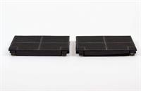 Koolstoffilter, Faber afzuigkap - 139 mm x 195 mm (2 stuks)