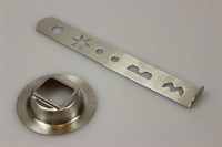 Koekjes mondstuk, KitchenAid gehaktmolen - 58 mm