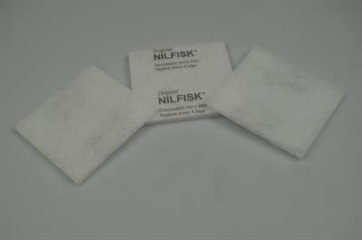 Filter, Nilfisk stofzuiger - 100 x 107 mm (voorfilter)